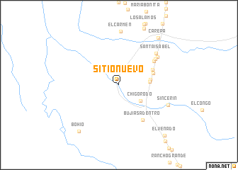 map of Sitio Nuevo