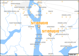 map of Sitio Nuevo