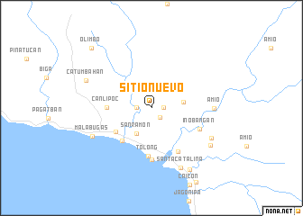 map of Sitio Nuevo