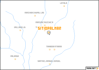map of Sitio Palmar