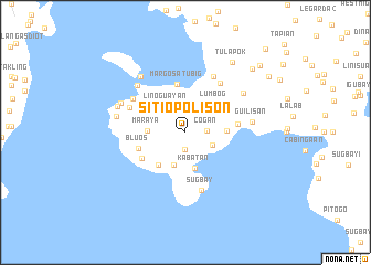 map of Sitio Polison