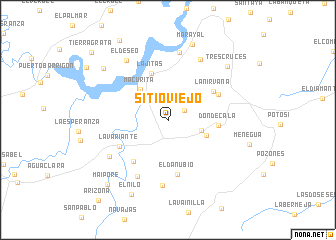 map of Sitio Viejo