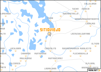 map of Sitio Viejo