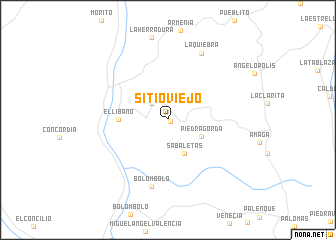 map of Sitioviejo