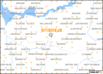 map of Sitio Viejo