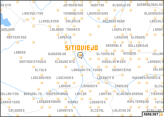 map of Sitio Viejo
