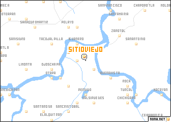 map of Sitio Viejo