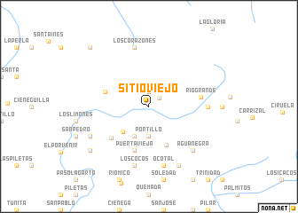 map of Sitio Viejo