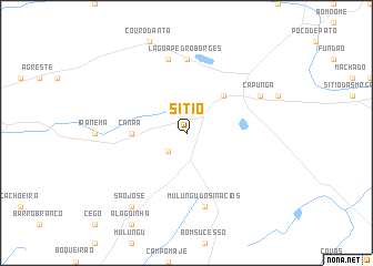 map of Sítio