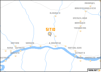 map of Sítio