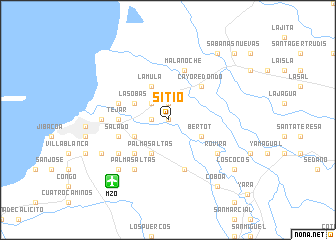 map of Sitio
