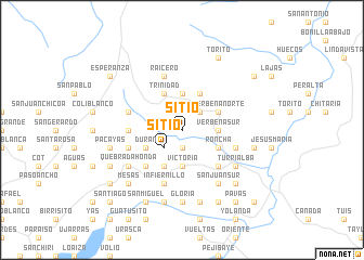 map of Sitio