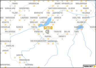 map of Sitio