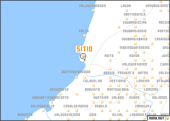 map of Sítio