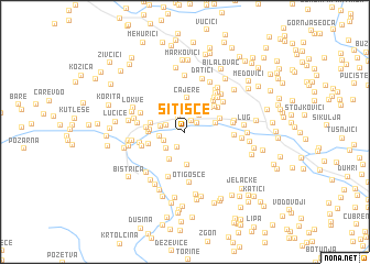 map of Sitišče