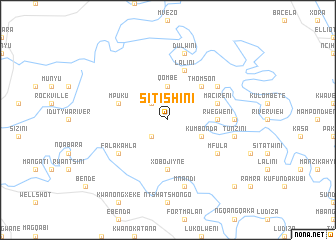 map of Sitishini