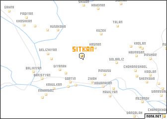 map of Sitkān