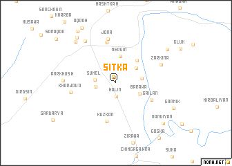 map of Sitka