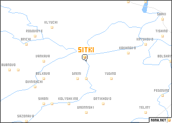 map of Sitki