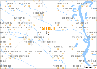 map of Sitkon