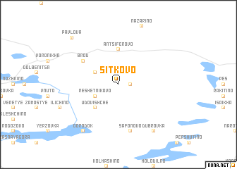 map of Sitkovo