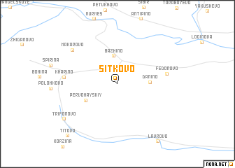 map of Sitkovo