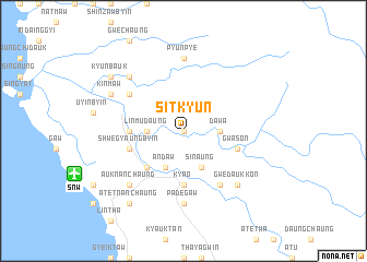 map of Sitkyun