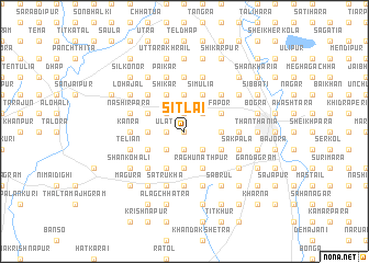map of Sitlāi