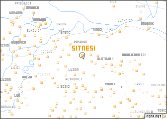 map of Sitneši