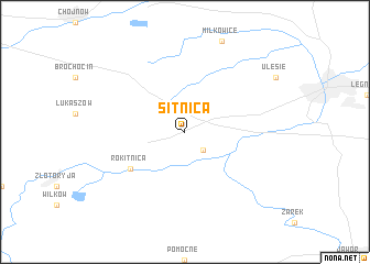 map of Sitnica