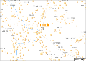 map of Sitnica