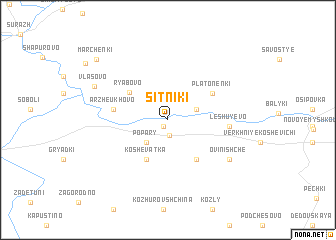 map of Sitniki