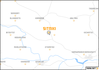 map of Sitniki