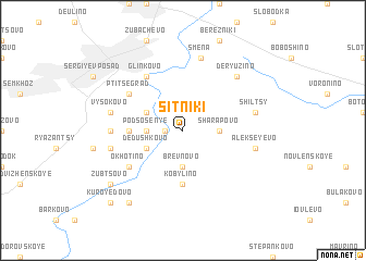 map of Sitniki