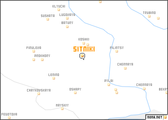 map of Sitniki