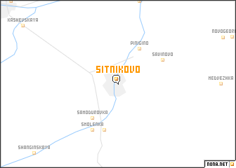 map of Sitnikovo