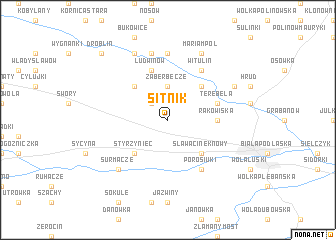 map of Sitnik