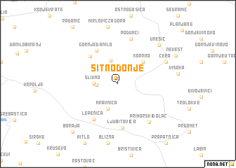 map of Sitno Donje