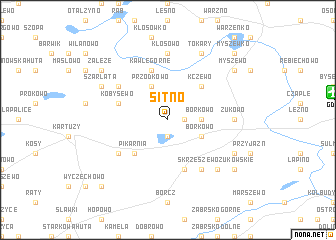 map of Sitno