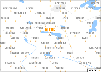 map of Sitno