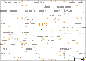 map of Sitno