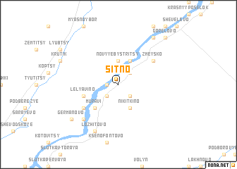 map of Sitno