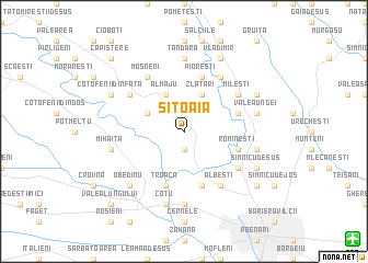 map of Sitoaia