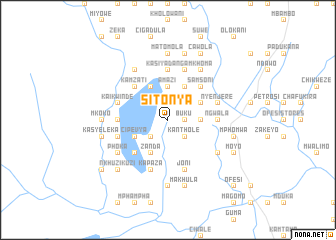 map of Sitonya