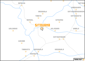 map of Sitouama