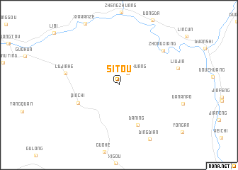 map of Sitou