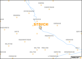 map of Sitovichi