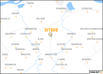 map of Sitovo