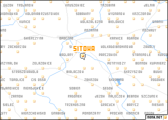 map of Sitowa