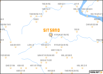 map of Sitsano